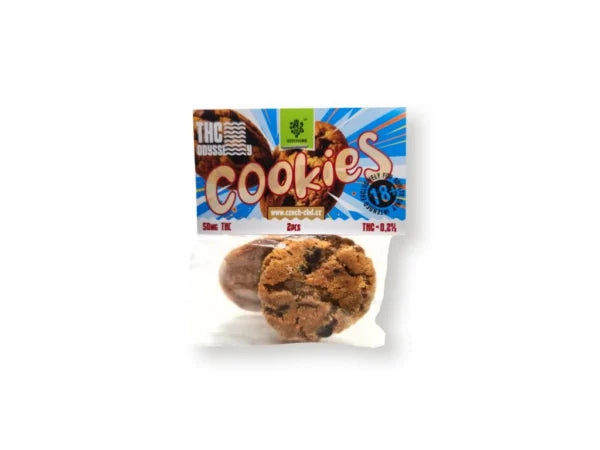 Odysse THC American Choklad Cookies, Tårtdekoration. THC 50 mg. 2-pack (Nyhet!)