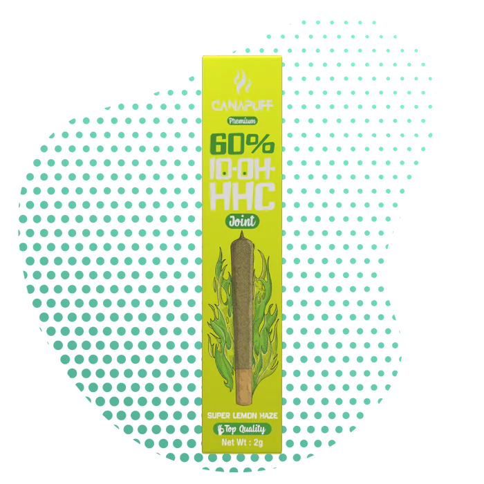CanaPuff Super Lemon Haze 60% 10-OH-HHC Preroll Joint 2g